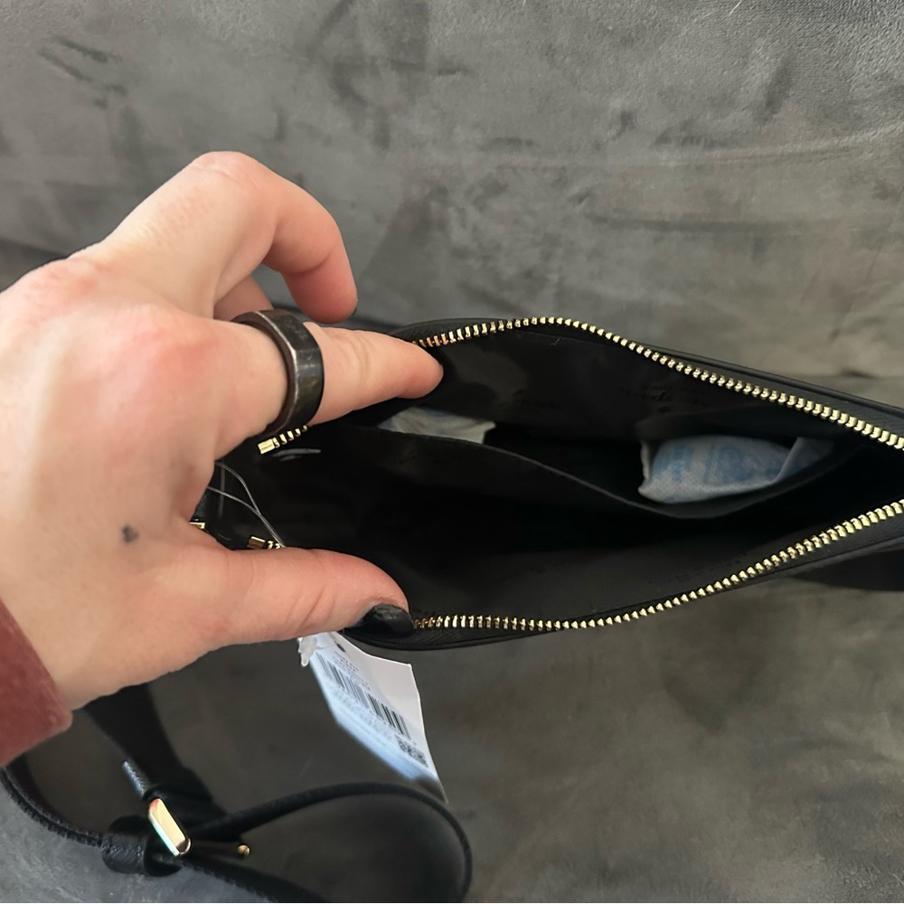 Kate Spade Black Crossbody Bag with Gold Accents - Picture 12 of 12